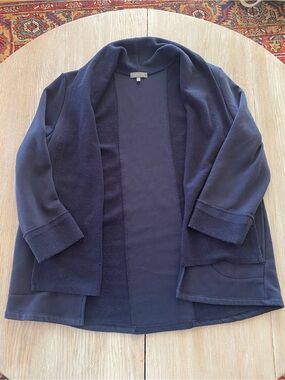 Habitat Navy Open-Front Blazer Jacket
